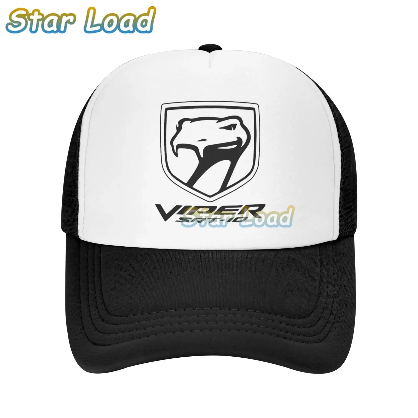 New Arrival Dodge Car Logo Cap for Unisex Adult Grid Hat Trucker Hat Men Golf Hat