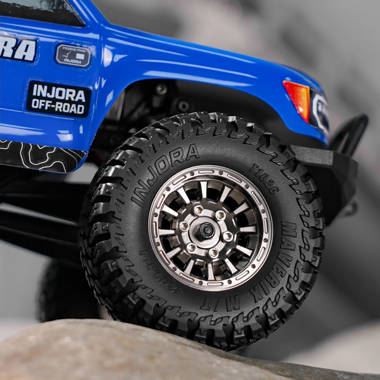 INJORA 52*19mm 1,0" MAVERIX M/T Reifen für 1/18 1/24 RC Crawler (T1026) – Detail 10