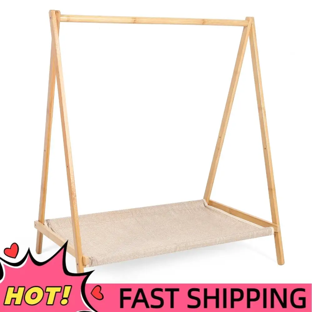 

Wood Garment Rack Foldable Wardrobe Storage Rack Clothing Storage Organizer Shelves for Hanging Clothes Coats Skirts Shoes Bags