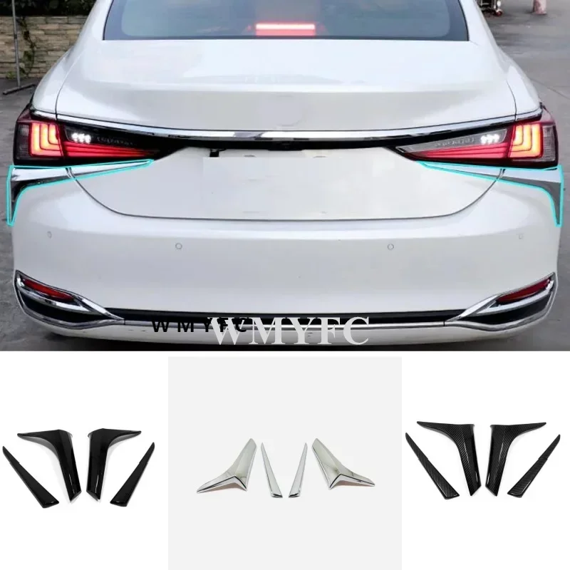 

For Lexus ES ES200 ES250 ES300h ES350 2018- 2022 Car Sticker ABS Cover Trim Stick Frame Rear Light Lamp Eyebrow styling