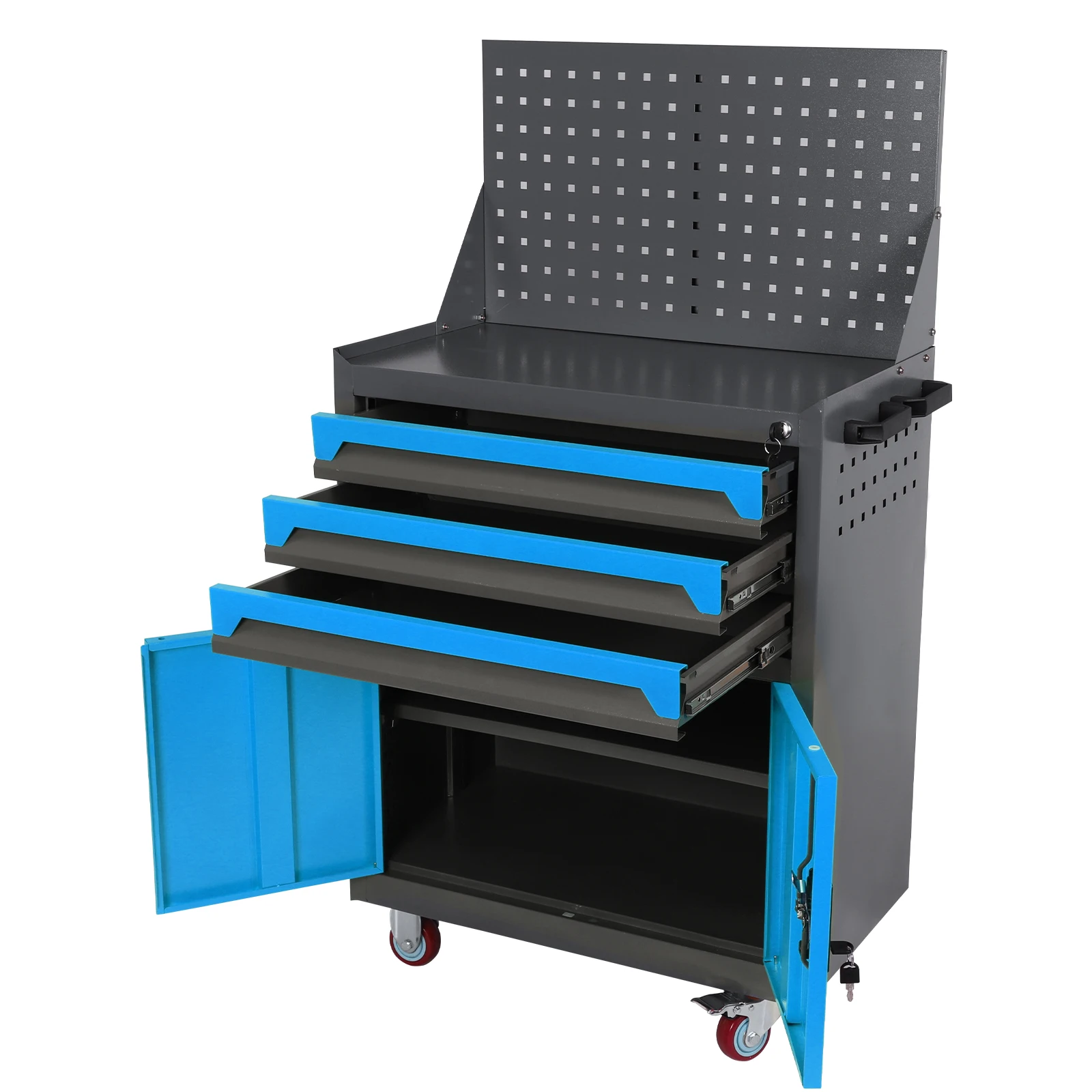 

Шкаф для хранения инструментов с выдвижными ящиками, тележка для инструментов для авторемонтных мастерских, складов, гаражей