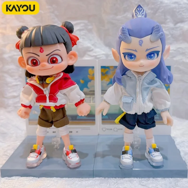 

Original KAYOU Ne Zha: Devil's Sea Rumble Blockman Anime Character Model Collection Desktop Decoration Holiday Toy Gift