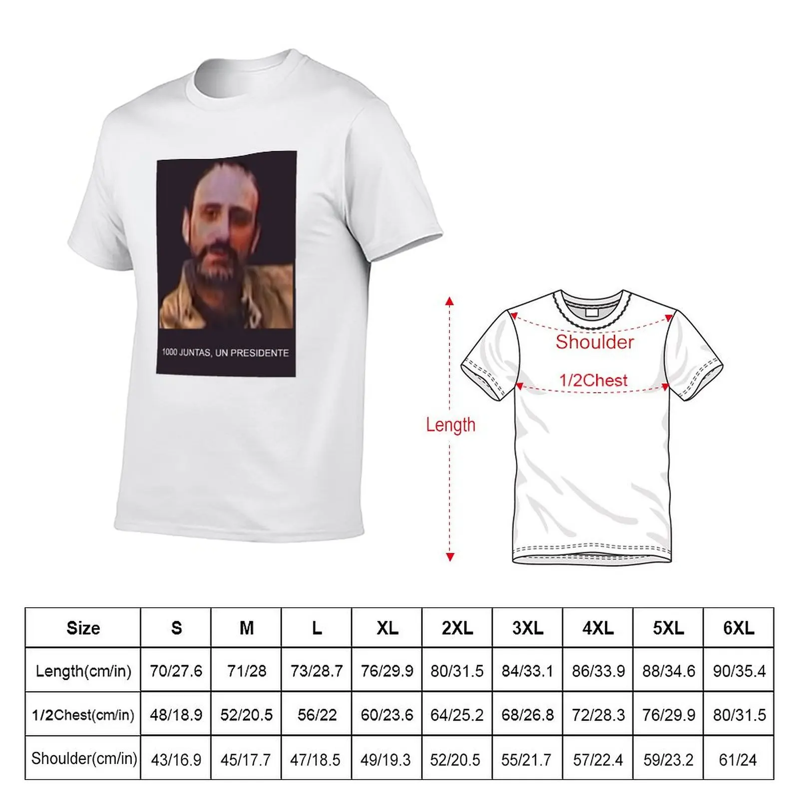 There is no one living here. 1000 meetings, one president T-Shirt man tshirt man t shirt cotton high quality T-Shirt