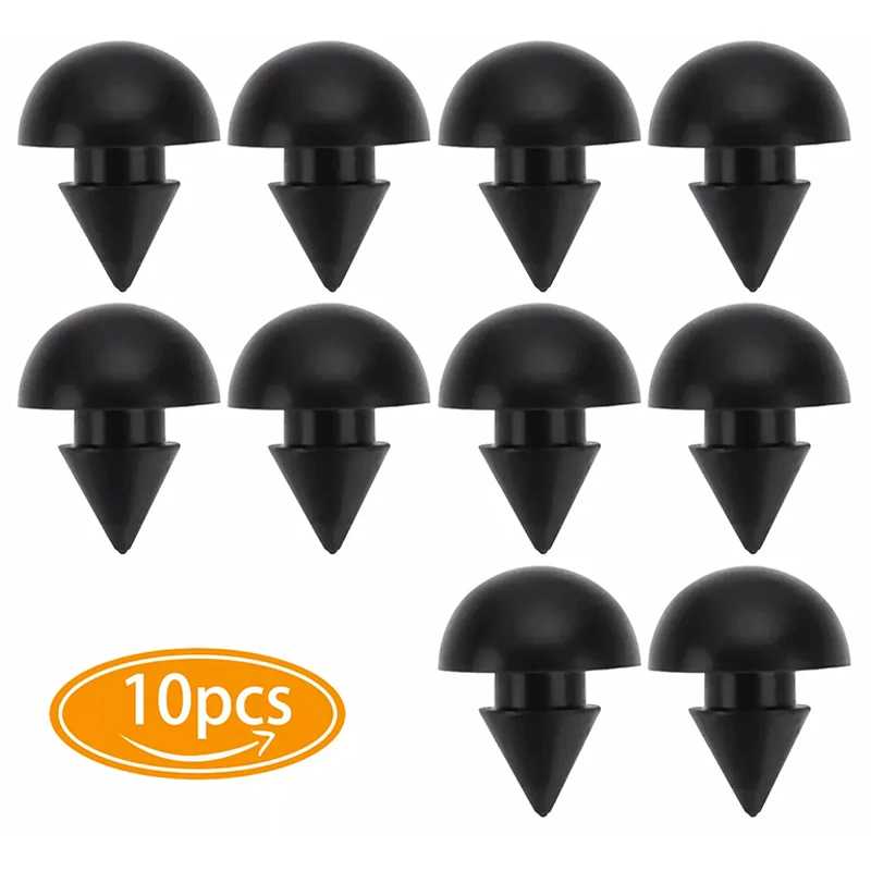 

10PCS For Thetford Glass Lid Rubber Bump 4.5mm Stop Caravan Motorhome Camper Cookware Wear-Resistant RV Accessories Black