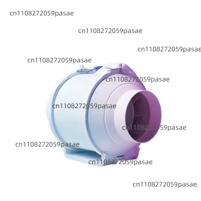 Quiet, Flexible, and Energy-efficient Diagonal-flow Duct Fan, Suitable for Kitchens, with Variable Speed Control