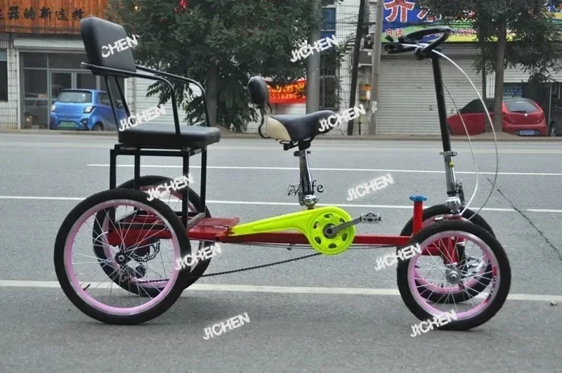 

Three-wheeled, four-wheeled bicycle, oil brake, middle-aged and elderly scooter