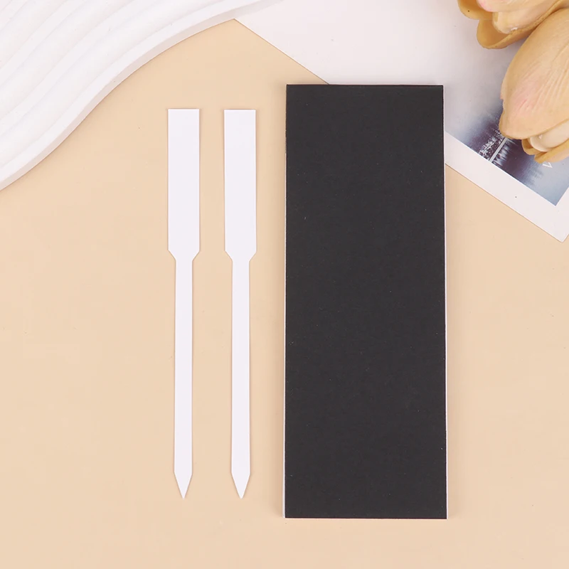 

50 шт./набор, 12,3*1 см, тест-полоски для духов, одноразовые белые полоски для тестирования парфюмерии и эфирных масел