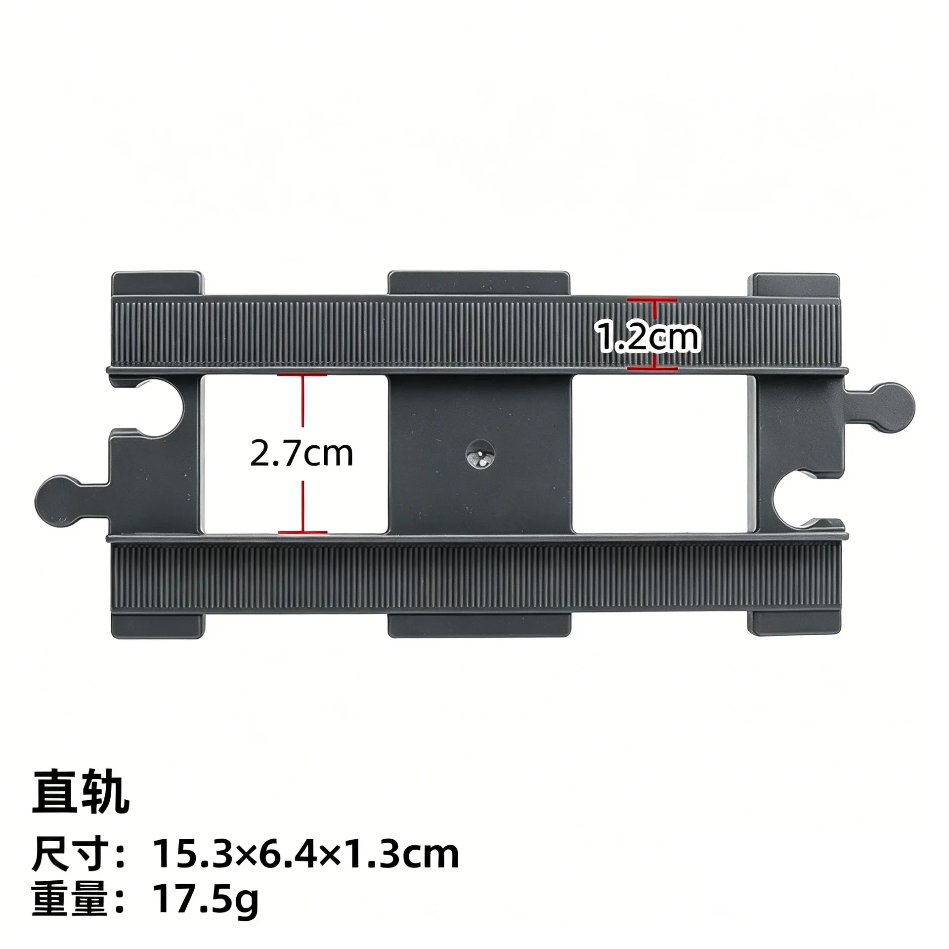 Big Bricks Toys Train Rail Car Parts Slope Cross Elevated Track Straight/Turn Chassis Building Blocks DIY Compatible With LEGO