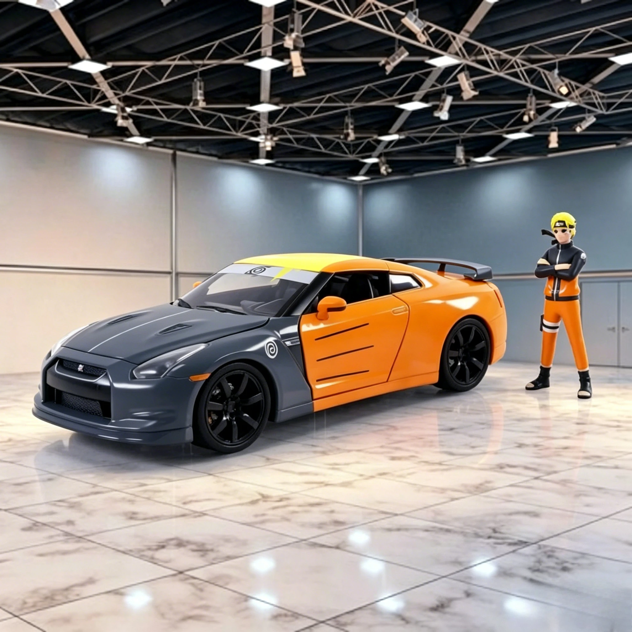 Jada 1:24 2009 GT-R R35 Sports Car High Simulation Alloy Static Car Model Collection Gift Ornament