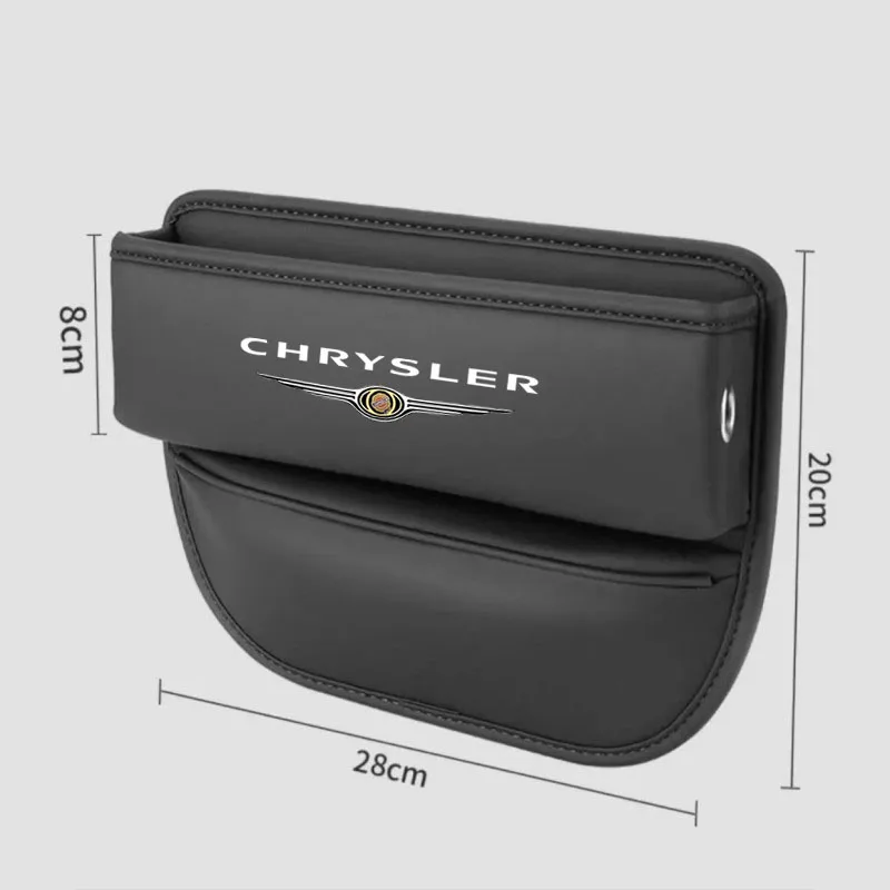 Car Seat Organizer Crevice Storage Box Car Organizer Gap Slit Filler Holder For Chrysler 300c 300 Pacifica 200 Sebring PT Cruis
