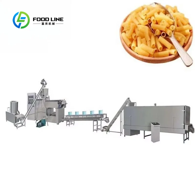 Industrial 150kg 500kg Automatic Macaroni Short Pasta Production Line Penne Pasta Machines Motor Core for Manufacturing Plant