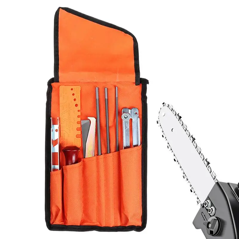 Chainsaw Sharpener Kit 12-Piece Se Hand Chainsaw Sharpener Portable Chainsaw Sharpener Chain Saw Sharpeners High Precision Depth