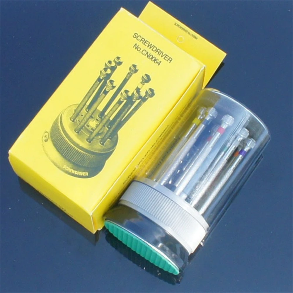 Imagem -06 - Precisão Chave de Fenda Conjunto Relógio Kit Ferramenta de Reparo para Relojoeiro Relógio Óculos Lâmina Plana Assort Entalhado Ferramenta Mão Peças