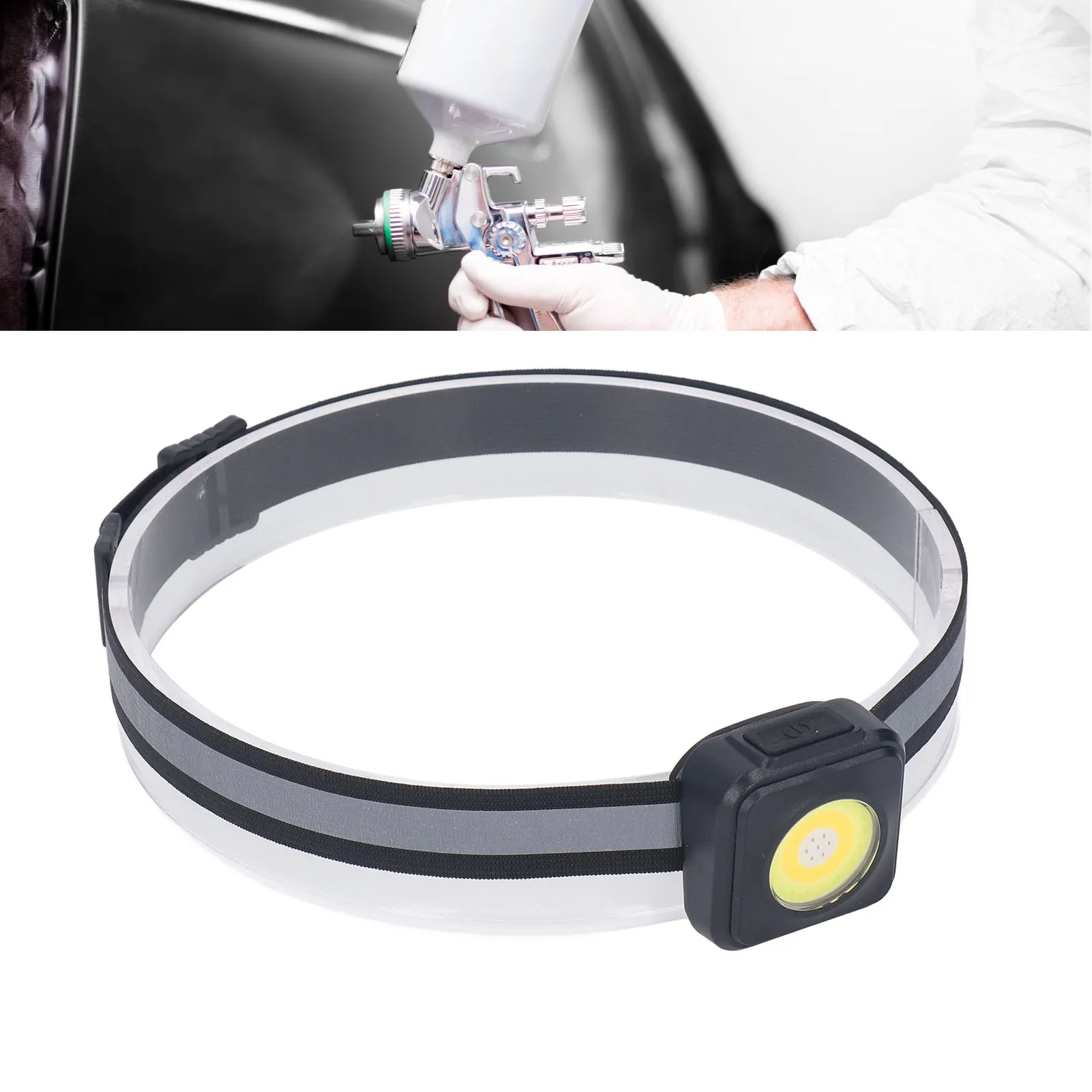 ZK30 Portable Paint Spary Gun Light Practical USB Car Automotive Spray Paint Gun Light for Garage