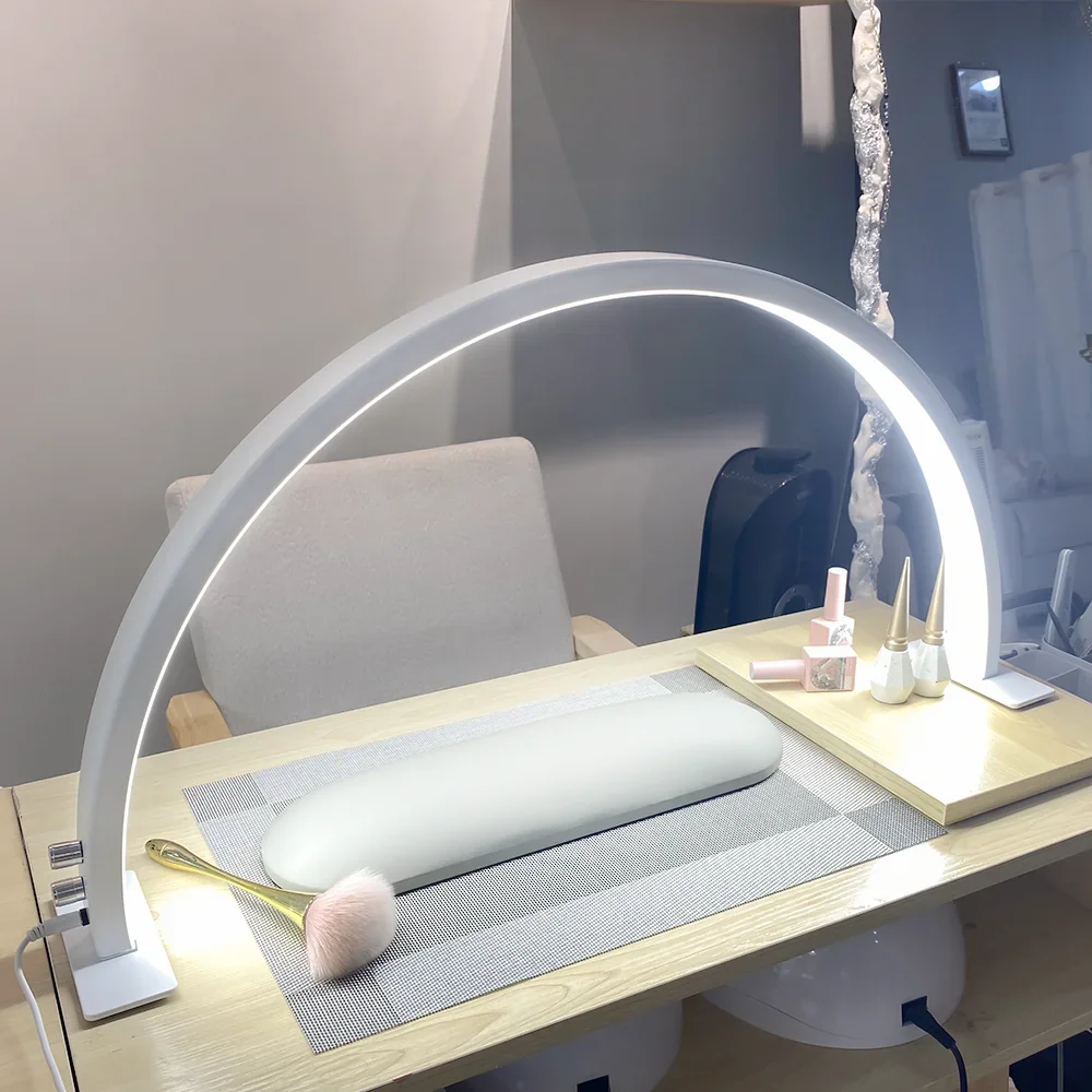 Lampe LED en Forme de Demi-Lune à Intensité Réglable, 50W, pour Salon de miles Professionnel