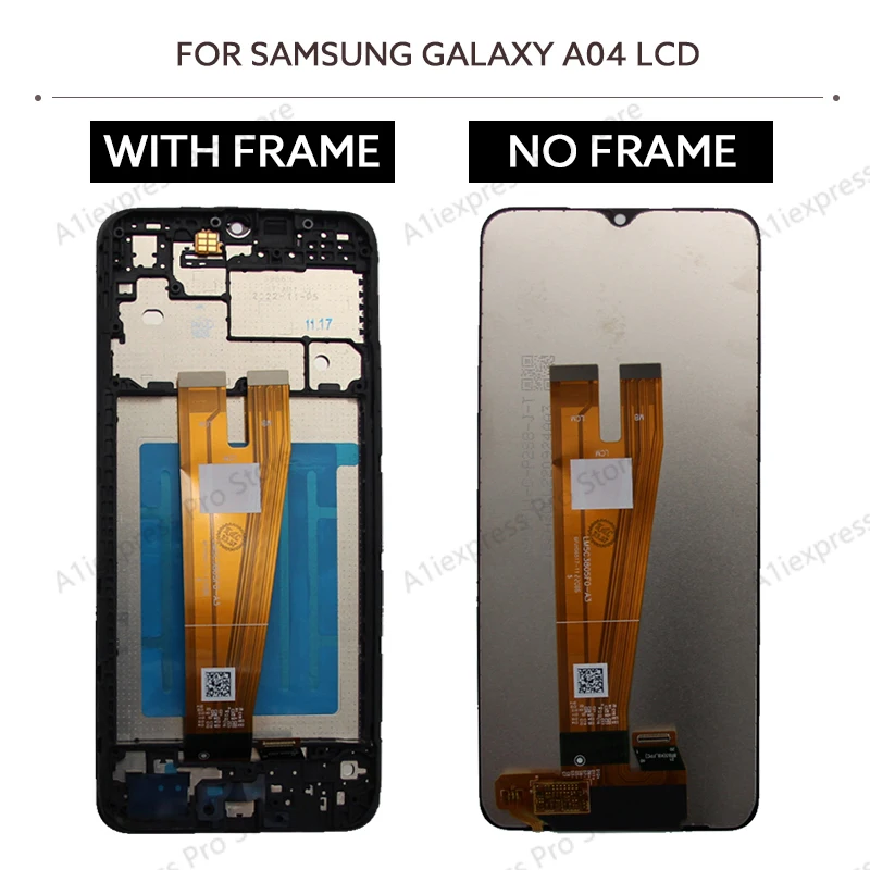 Pantalla PLS LCD de 6.5 pulgadas para Samsung Galaxy A04 SM-A045F, ensamblaje de táctil y digitalizador, pieza de repuesto para reparación, nueva 5