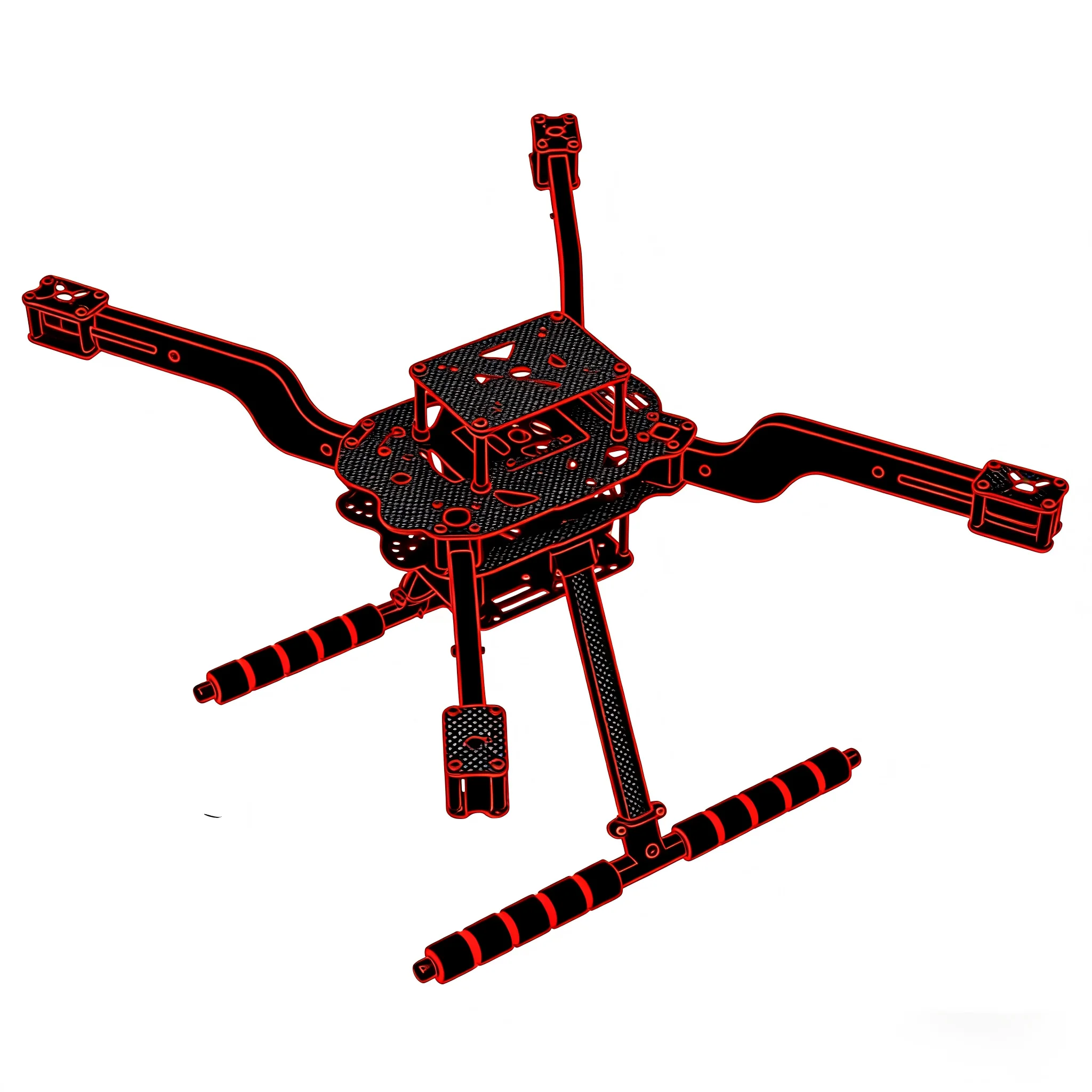 BCUBE 2.4.8 M8N Open source new smart drone FLY350 300 380 450MM quadrotor upturned rack