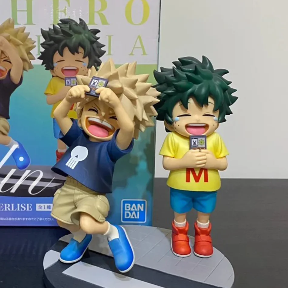 Neue My Hero Academia Kindheits-Izuku Midoriya / Katsuki Bakugo My Hero Academia Niedliche Chibi PVC-Figur Sammlerstück Geburtstagsgeschenke