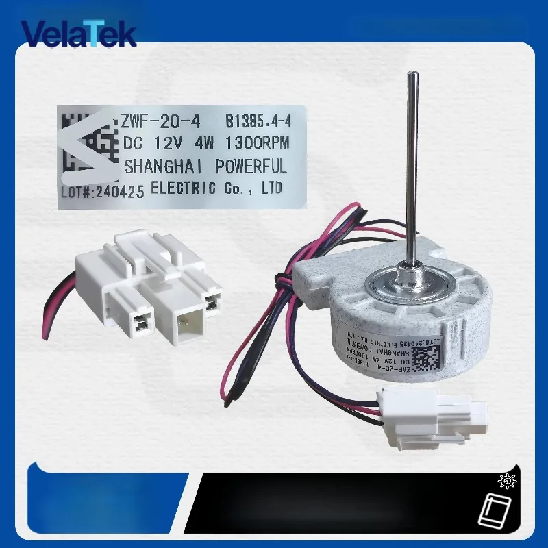 Passend für Melng Kühlschrank-Lüftermotor ZWF-20-4 B1385.4-4 Lüfter DC12V 4W BCD-568WPCF