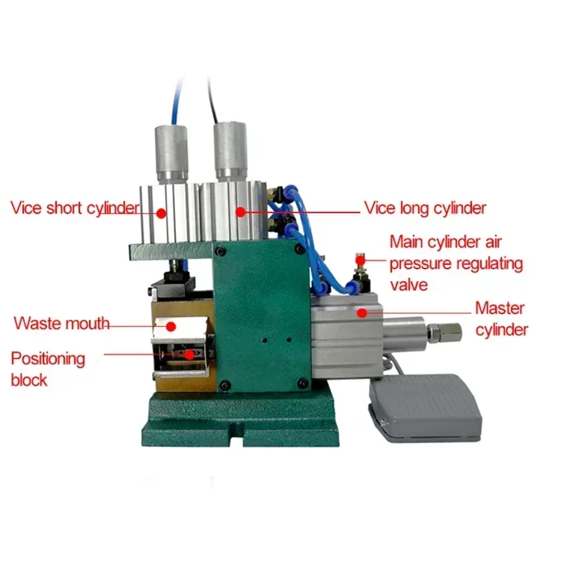 3F Vertical Stripping Machine Pneumatic Crimping And Stripping Machine For Multi-Core Sheathed Wire Stripping And Cable Cutting