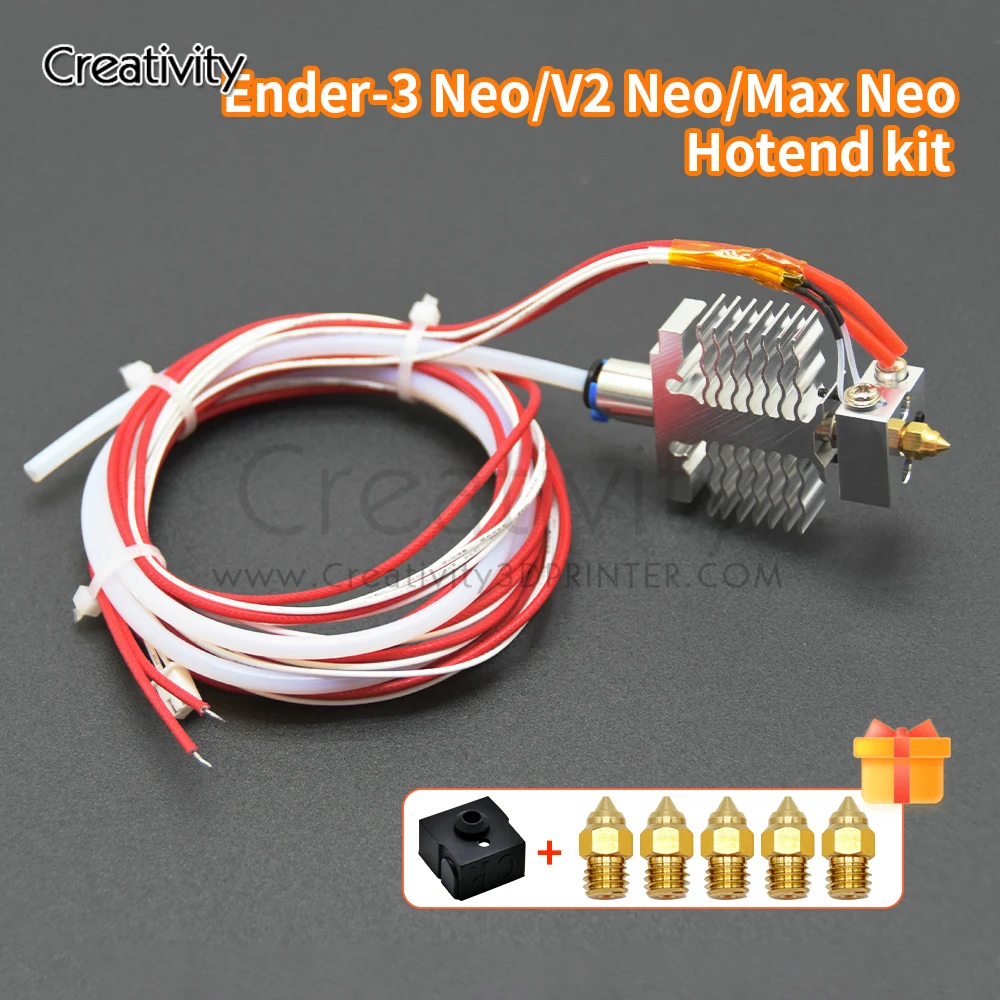 

Ender 3 Neo Hotend Kit Hotend Assembled Extruder For Ender 3 V2 Neo Ender 3 Max Neo Ender 3 Neo 0.4mm Nozzle 3D Printer Part
