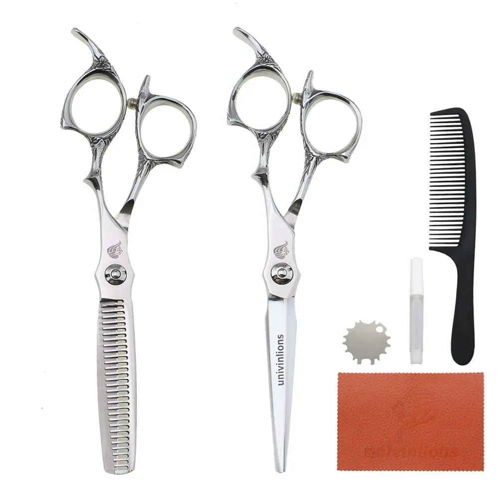 

6" 9cr13 Laser Wire Hair Scissors Japanese Hair Cutting Shears Small Teeth Hairdressing Scissor Thinner Razor Barber Haircut Kit