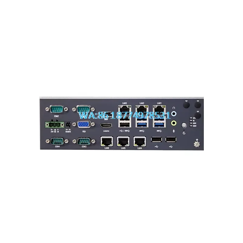 Wmwmnu Embedded Industrial Mini PC Computer for I5-12400 I7-12700 H610 H670 Q670 Compact Support RAID 0/1 MVTec