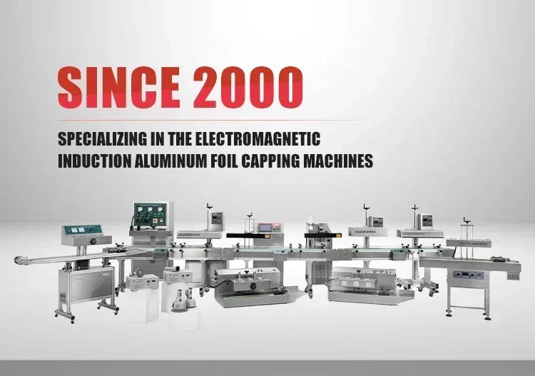 Excellent Top Quality Easy-to-Operate 220V/50Hz/60Hz Electromagnetic Induction Sealing Machine For Beverage Food Commodities Con