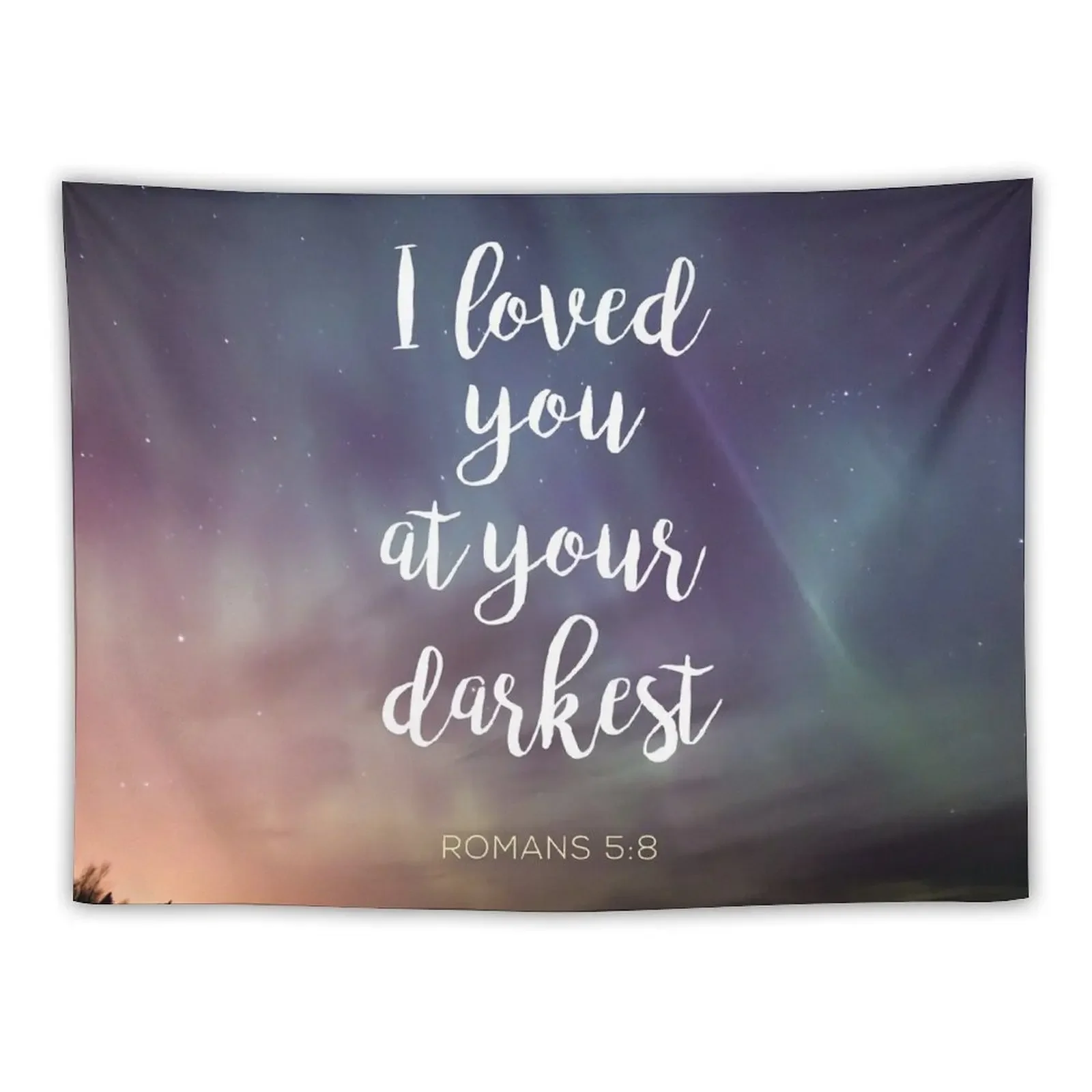 

Romans 5:8 Tapestry Wall Decor Decoration Wall House Decor Tapestry