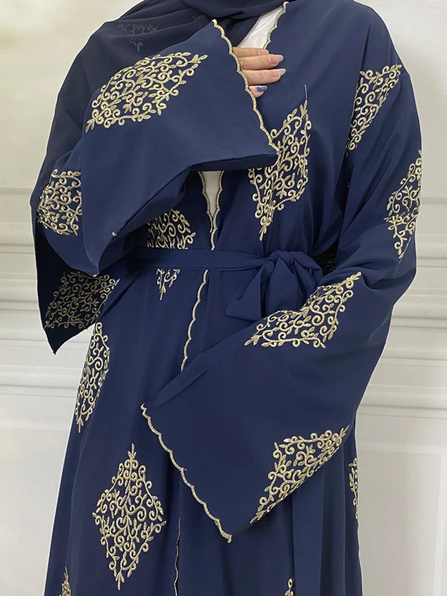 Modest Abaya Ramadan Dubai Robe Femme Musulmane Turkey Kaftan Islamic Clothing Muslim For Women Kimono Caftan Marocain Cardigan
