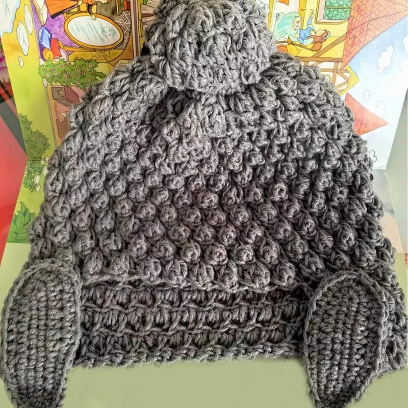 Bonés quentes de malha Tathagata Buddha Shape Bonés de inverno duráveis para crianças meninas meninos mulheres homens