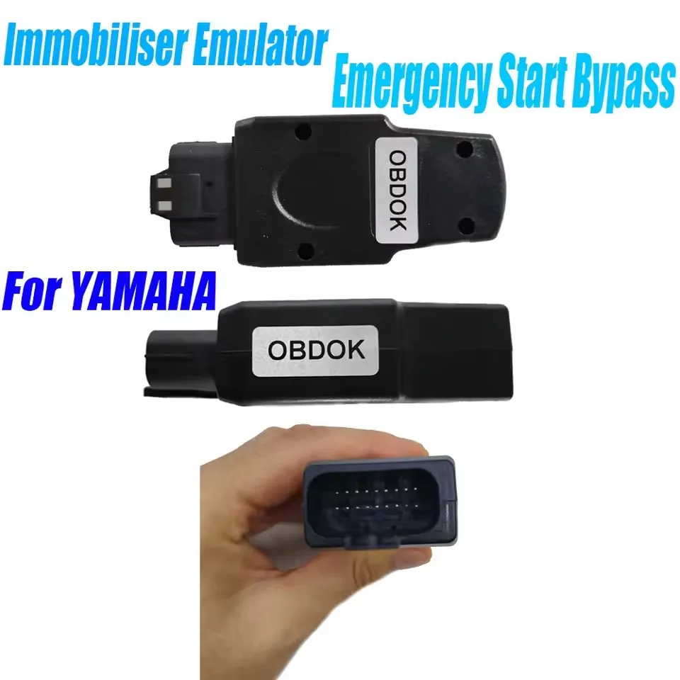 For YAMAHA Immobiliser Emulator TMAX Emergency Start Bypass Module 2015-2021 Without Key Plug and Play Motorcycle Key Tools