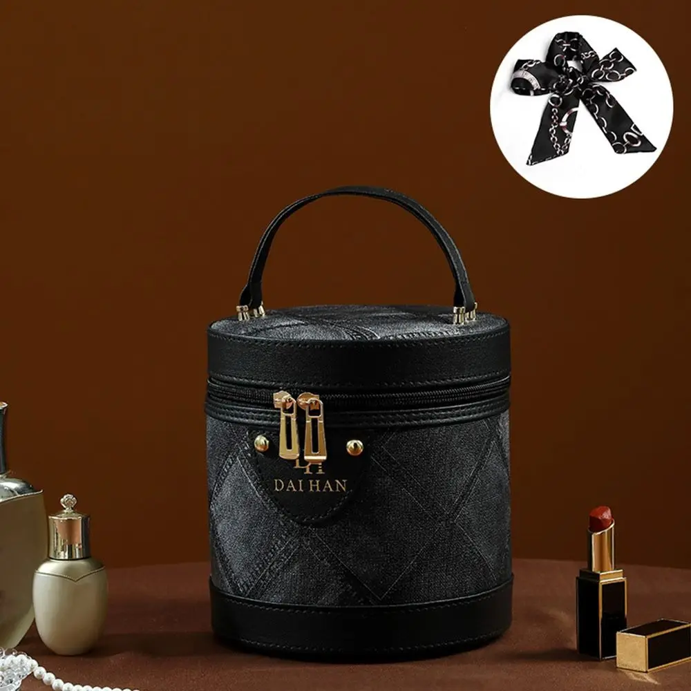 

Fashion Maillard Color Makeup Bag Large Capacity Multi-functional Cosmetic Bag Travel Portable Handbag Women Girls