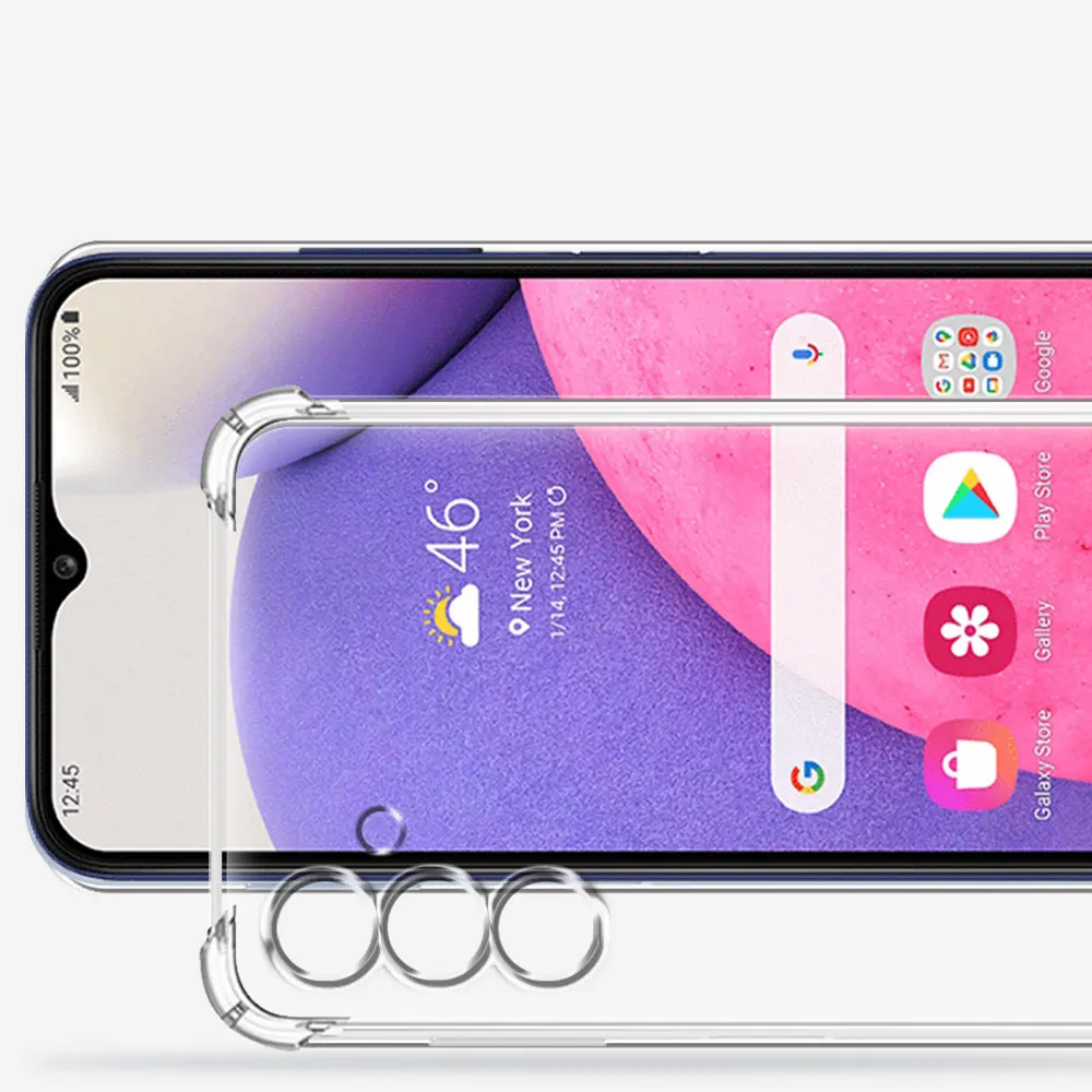 Transparente Hülle für Samsung A18 A17 A37 A57 A16 A26 A36 A56 A15 A25 A35 A55 A13 A23 A33 A53 A73 A14 A24 A34 A54 5G Sturzsichere Abdeckung – Detail 5