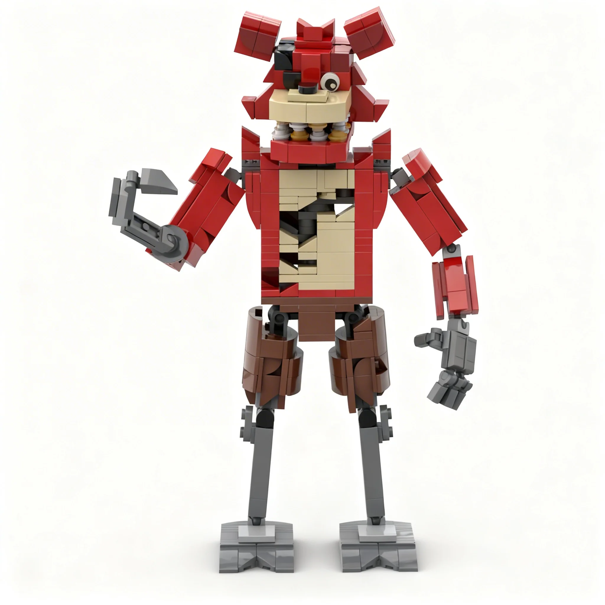 475pcs MOC Foxy Games Display Challenge Model Building Blocks Castle Adventure Technical Street Scene Mechanical Custom Toy Gift