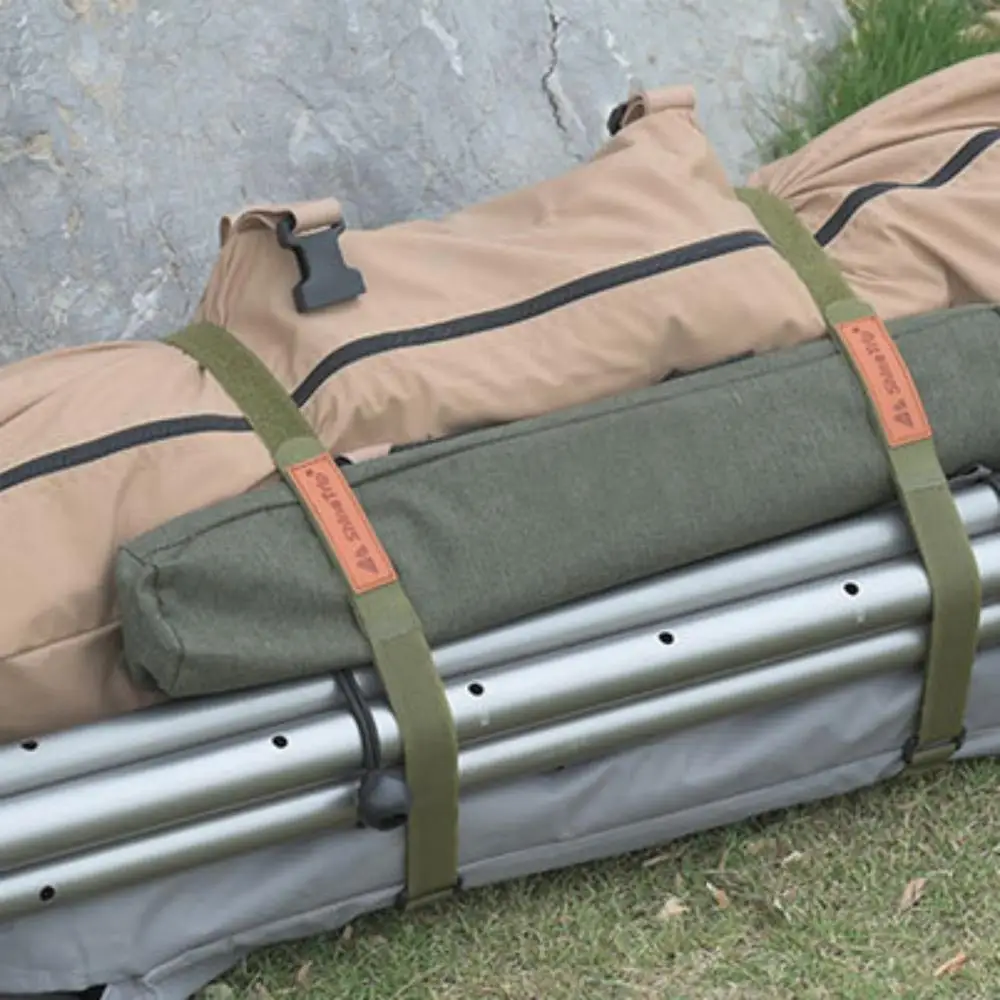 

Outdoor nylon Velcro bundling strap carabiner hanging loop strap tie heavy objects wholesale tie rope storage belt