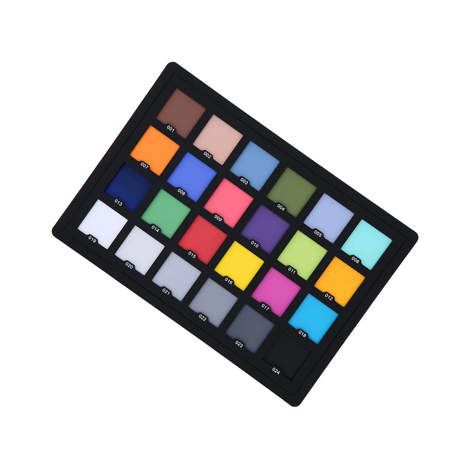 Camera Colour Correction Card 5.7x4.1in Acrylic Standard 24-Color Balance Camera Card for Photography Video Printing