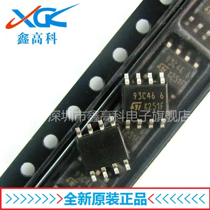 Free shipping   M93C46-WMN6T 93C46 SOP-8    10PCS