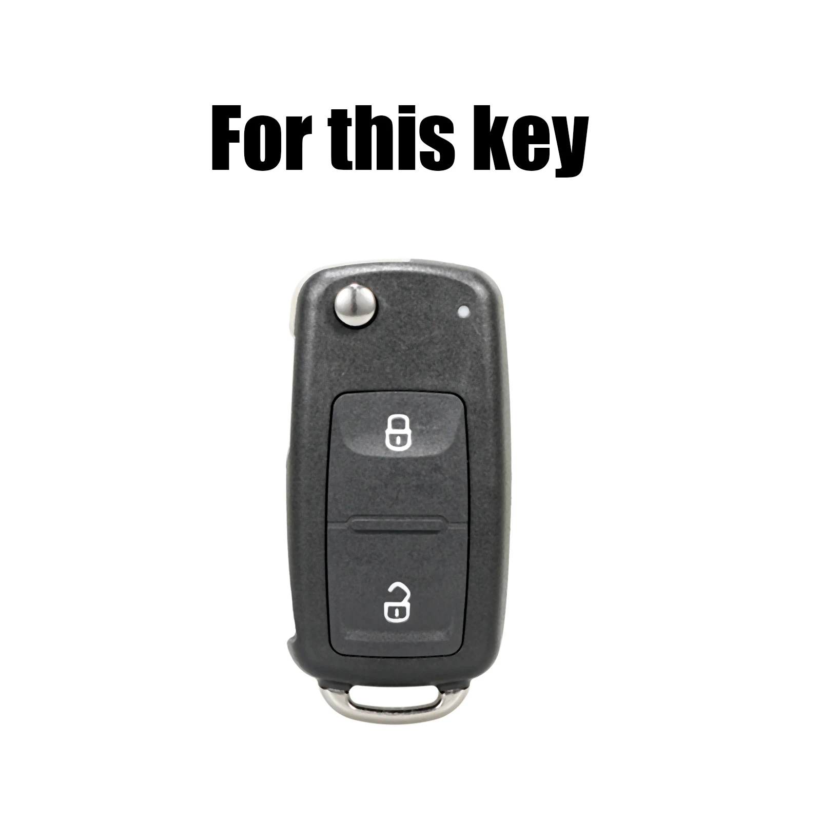 Car Flip Remote Key Case Cover Shell Protector 2 Button For Volkswagen Golf Bora Lupo Passat Polo Transporter Sharan Fox Amarok