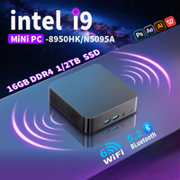 2025 Mini PC Intel Core i9 8950HK N5095A Windows 11 Pro Desktop Pc Gaming Computer 16GB DDR4 1TB SSD WiFi6 BT5.2 4K Portable Pc