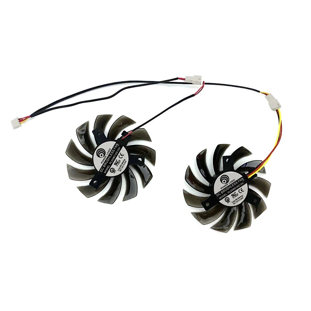 For Gigabyte GTX670 GTX580 560Ti GV-N560OC GPU FAN 75MM 3PIN T128010SL T128010SM PLD08010S12H DC12V Graphics Fan