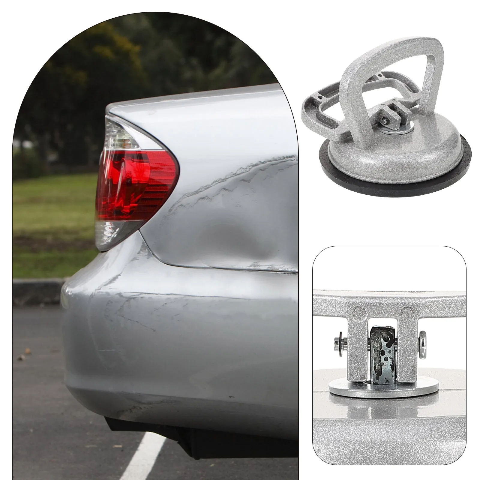 

1pc Sturdy Car Sucker Tool Aluminum Alloy Body Dent Suction Cup Auto Dent Puller Repair Tool For Car Dents Washing Machine