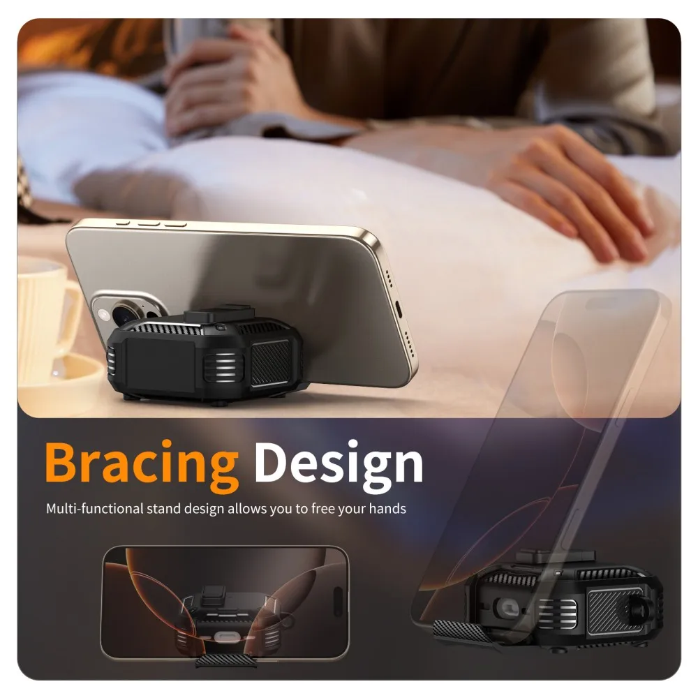 2025 جديد ألياف الكربون سماعة غطاء ل AirPods 4 برو 2 2nd Pro2 غطاء مع حامل هاتف قفل كليب درع للصدمات للرجال