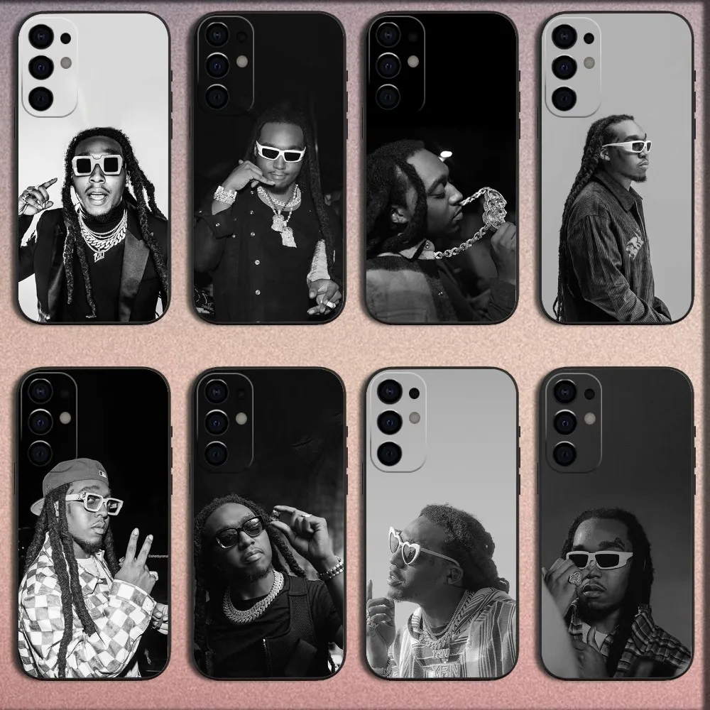 Rapper T-Takeoff Phone Case For Samsung S25,S24,S21,S22,S23,S30,Ultra,S20,Plus,Fe,Lite,Note,10,9,5G Black Soft Cover