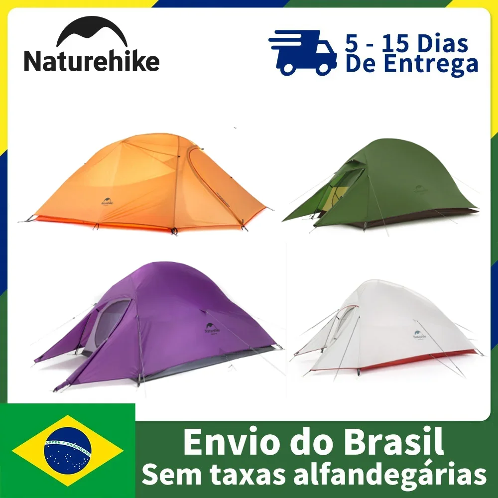 Naturehike cloud up tenda mongar 2 tenda 55l 70l acampamento mochila de viagem ao ar livre ultraleve à prova dwaterproof água tenda acampamento praia barraca de camping a prova d'água barraca de praia tenda dobravel
