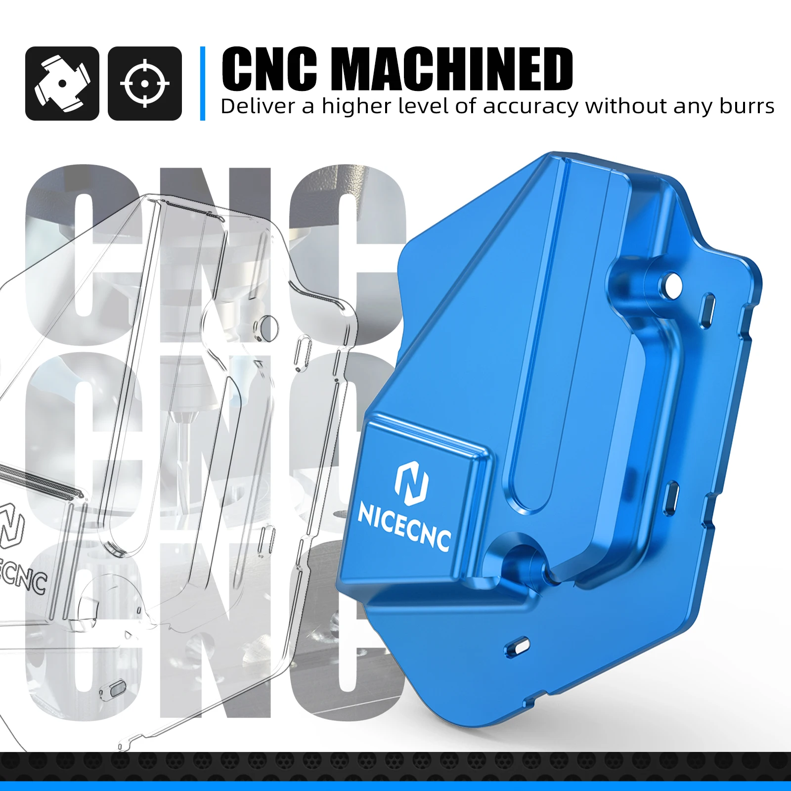 2024 For Husqvarna TC 125 250 TE 250 TX 300 TE 300 Left Power Valve Guard Cover For KTM EXC 300 XC-W 250 SX 125 250 XC 300 2023