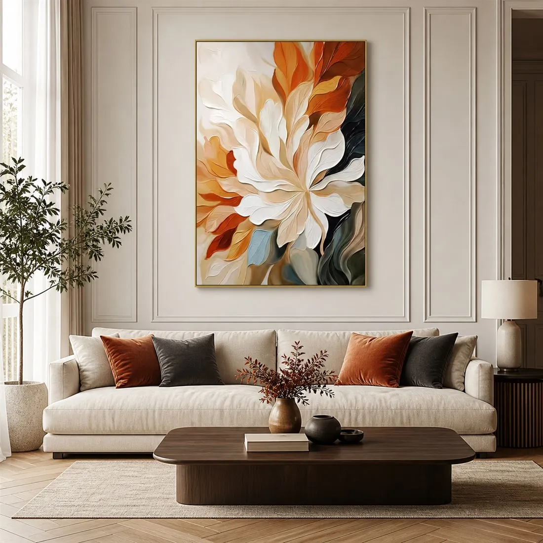 Canvas Wall Print,Modern Art Illustration,High‑Grade Home Decoration Artwork for Bedroom,Living Room,Office & Interior Space