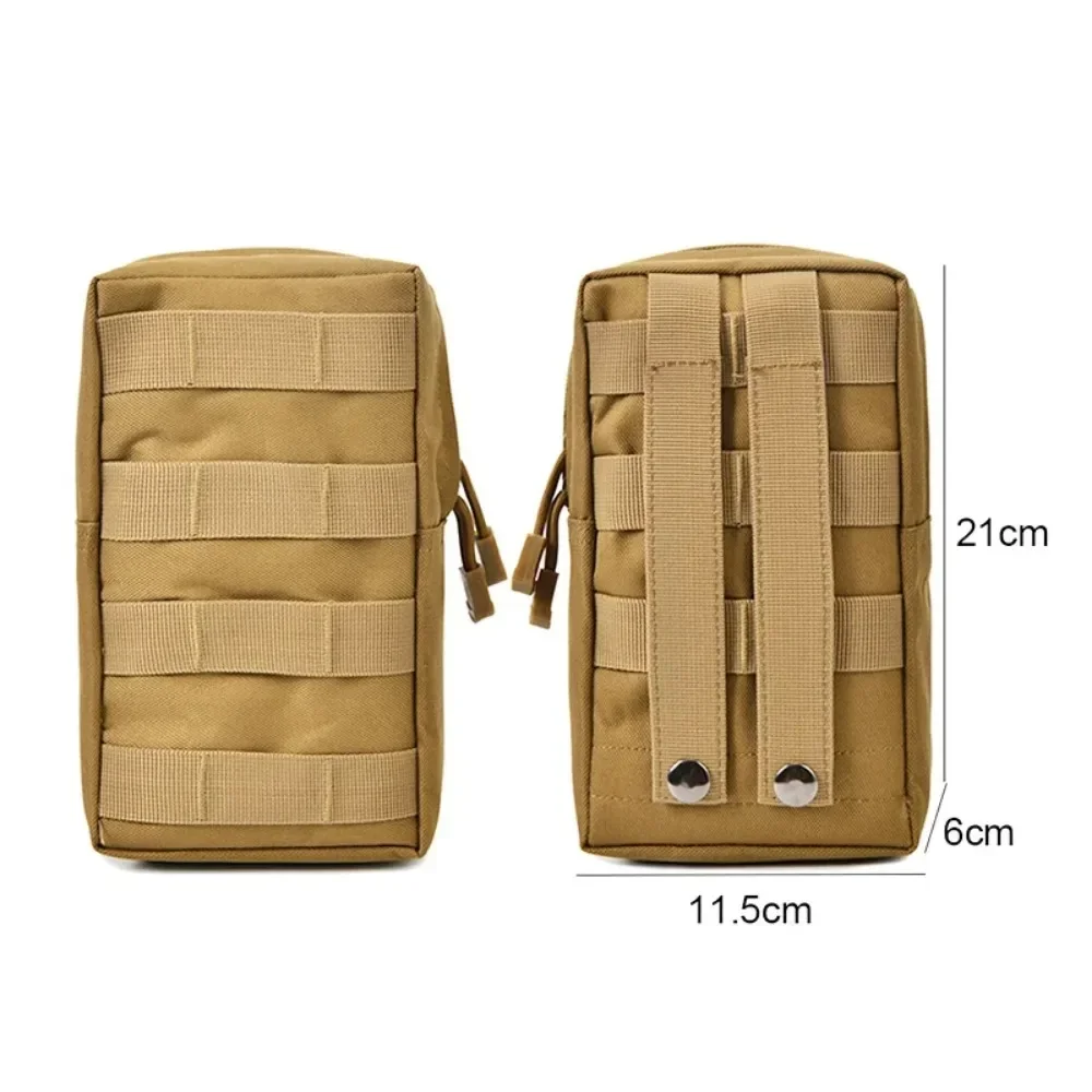 Bolsa táctica Molle EDC para exteriores, impermeable, nailon 1000D, paquete táctico militar multiusos, bolsa Universal para equipo de caza y Camping