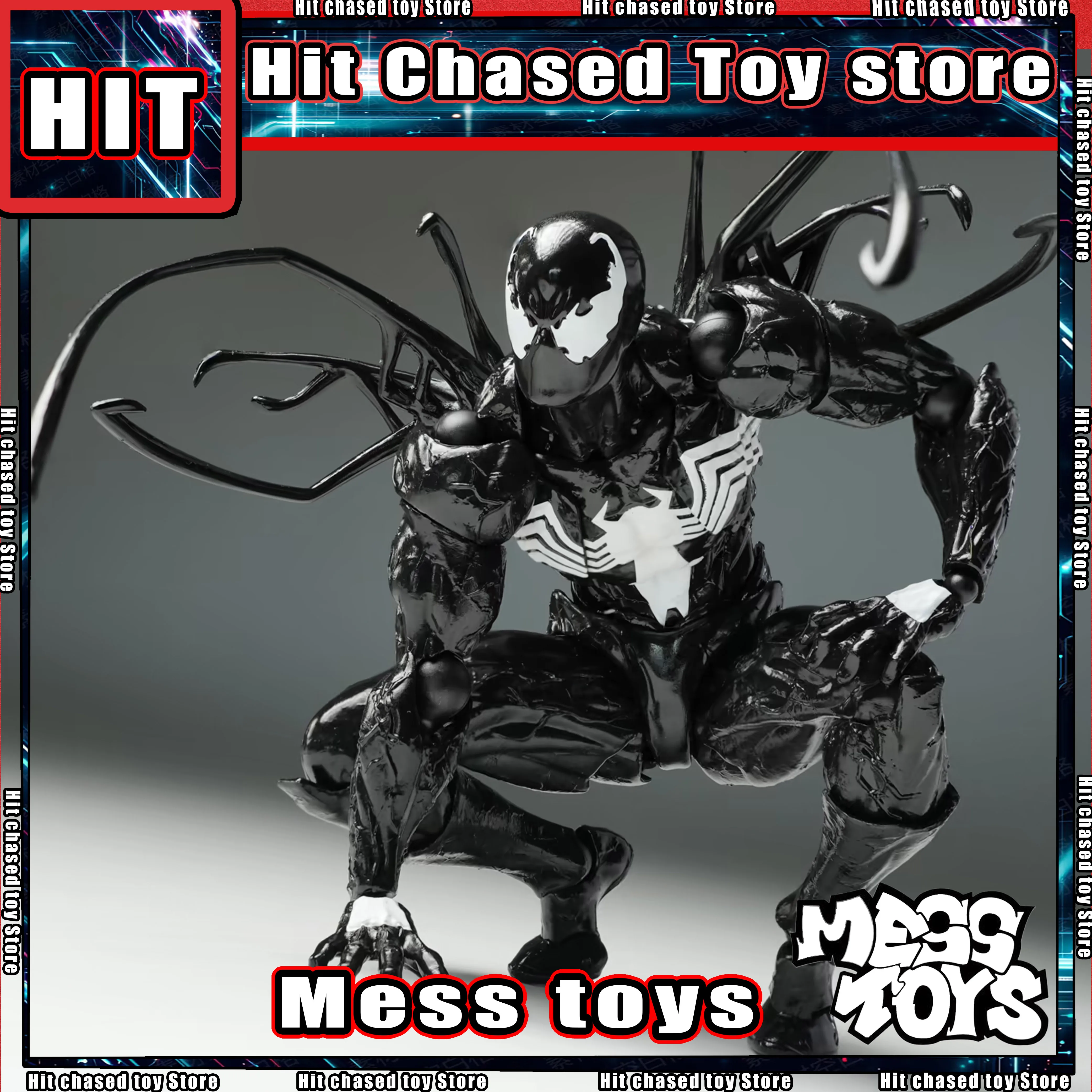 mess toys Symbiote Spider Revoltech Spidy Symbiote 3.0 Scale Action Figure kaiyodo Figurine Model Toys Gifts
