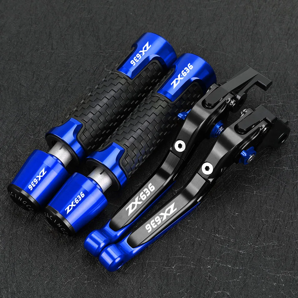

2019-2023 FOR Kawasaki Ninja ZX636 ZX 636 ZX6RR Motorcycle Folding Extendable Adjustable Clutch Brake Levers Handbar End Grips